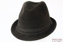 Trilby Gloria Excellent grijs velours 57 Trilby Gloria Excellent grijs velours 57