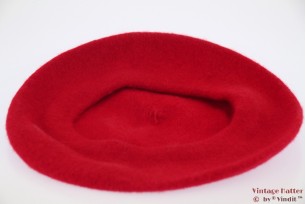Alpino Baret rood geweven 51-55 (XXS) [nieuw]