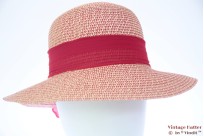 Dames zomerhoed met rood sjaaltje 57 [nieuw]